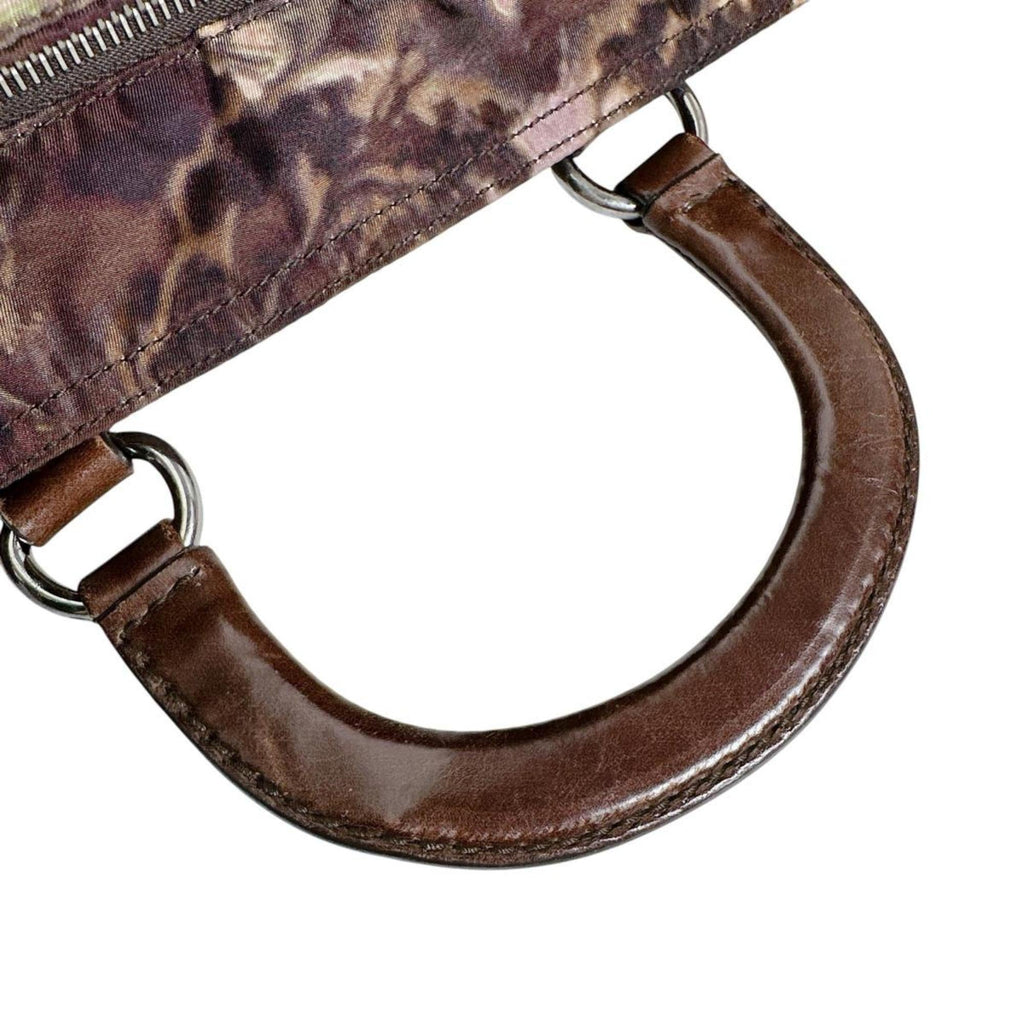 Prada Brown Nylon Handbag