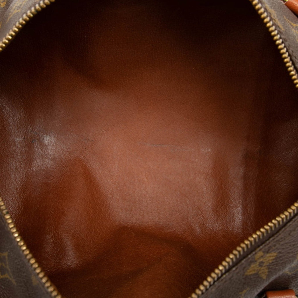 Louis Vuitton Brown Pvc Leather Pouch Shoulder Bag