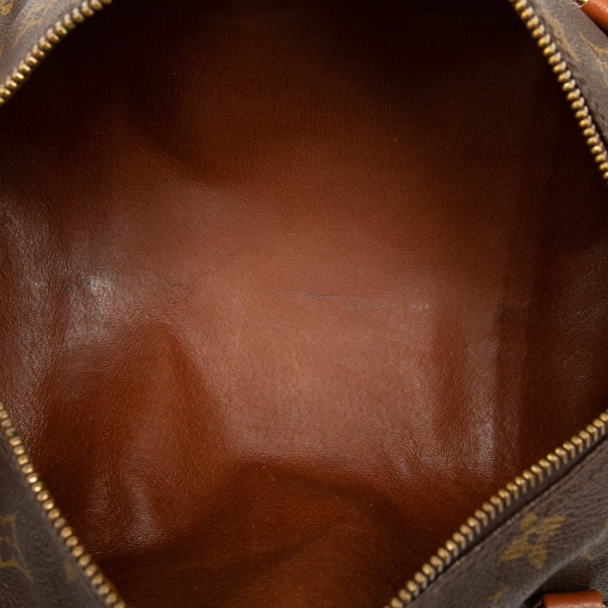 Louis Vuitton Brown Pvc Leather Pouch Shoulder Bag
