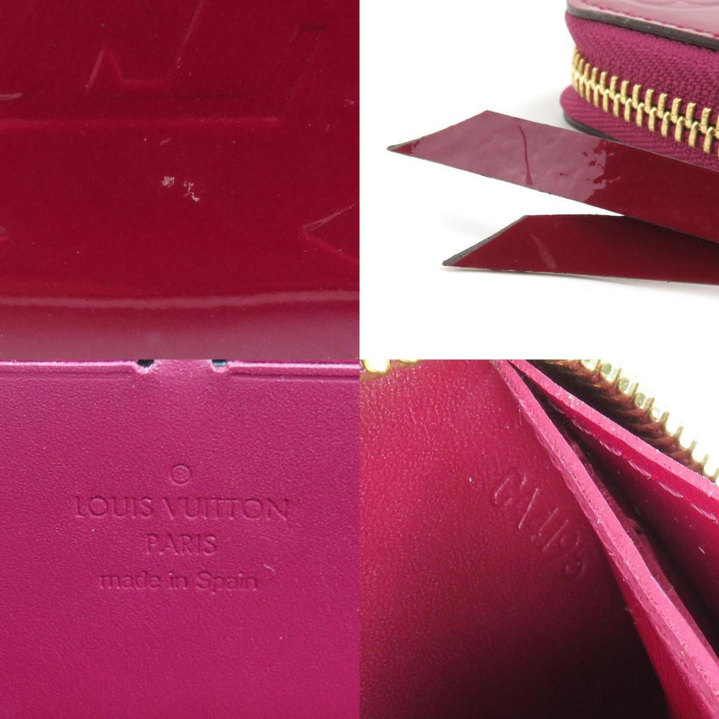 Louis Vuitton Magenta Monogram Vernis Long Wallet