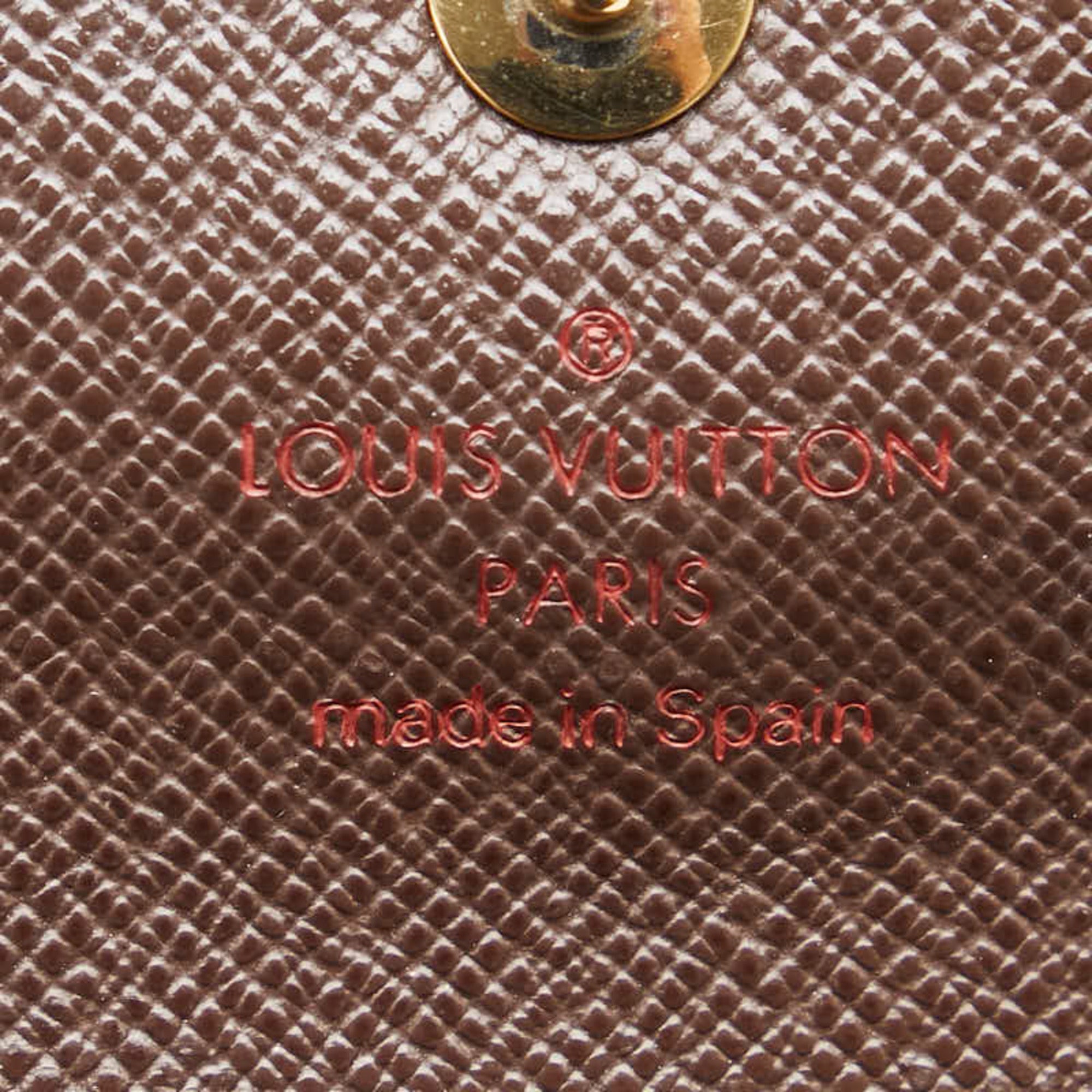 Louis Vuitton Damier Brown Pvc Wallet (Tri-Fold)