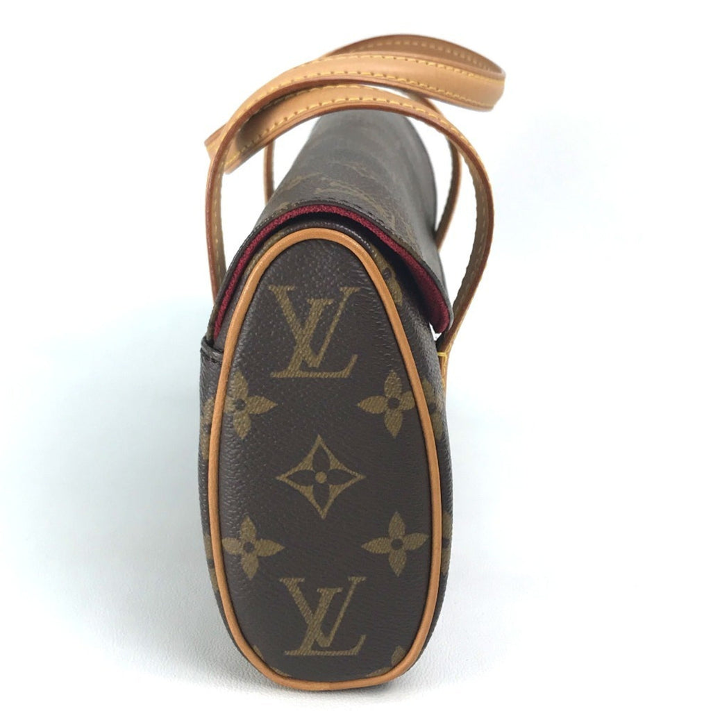 Louis Vuitton Monogram Brown Red Color Monogram Handbag