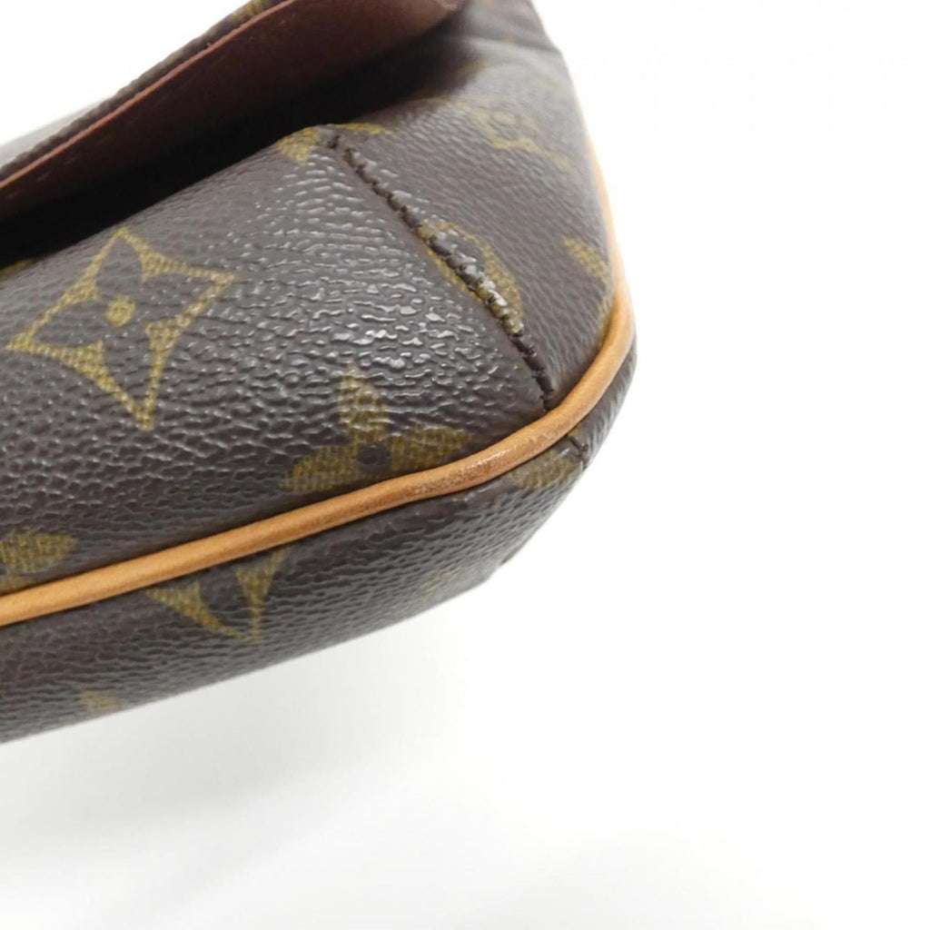 Louis Vuitton Marron Coated Canvas Shoulder Bag