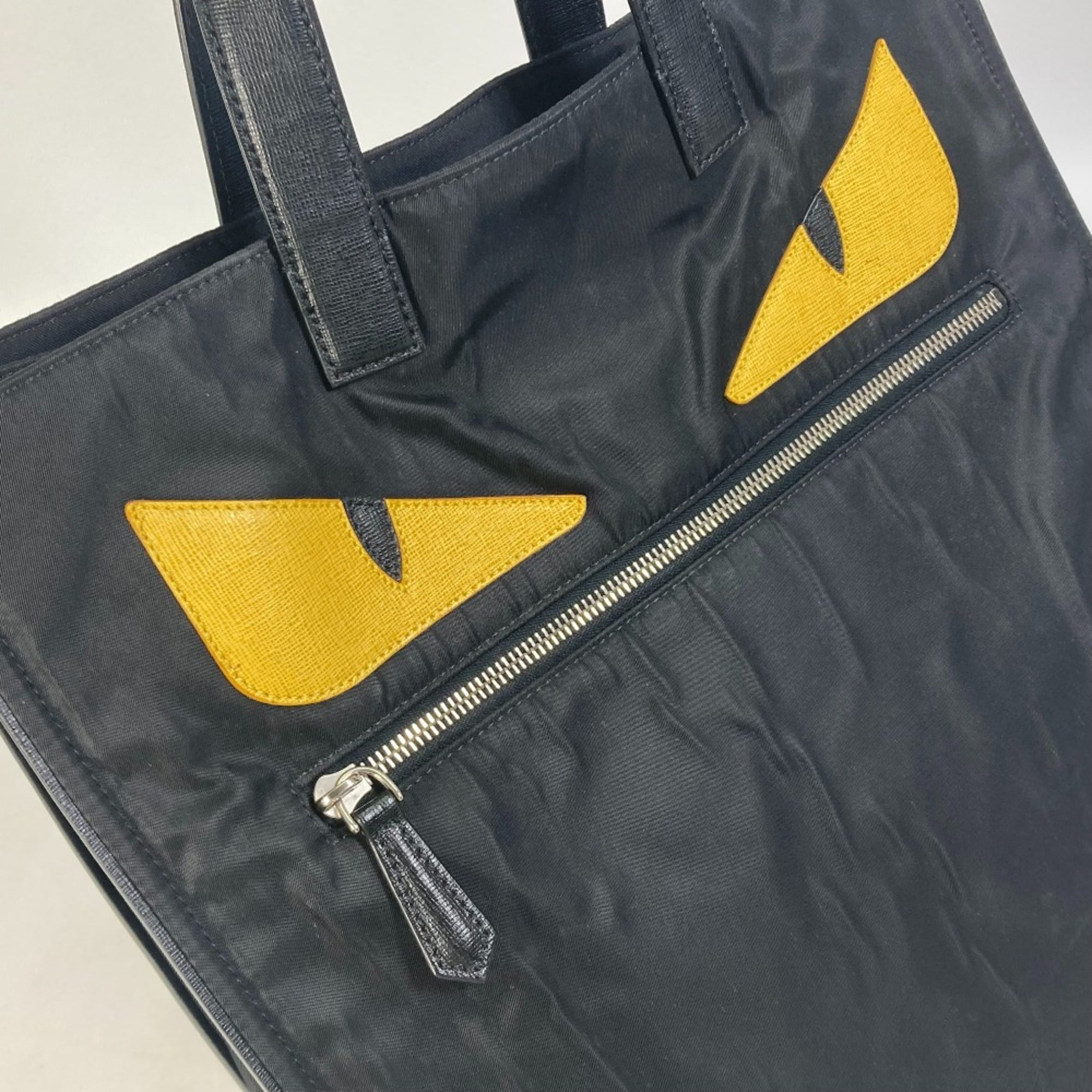 Fendi Black Cloth Tote Bag
