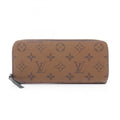 Louis Vuitton Brown Monogram Reverse Coated Canvas Long Wallet