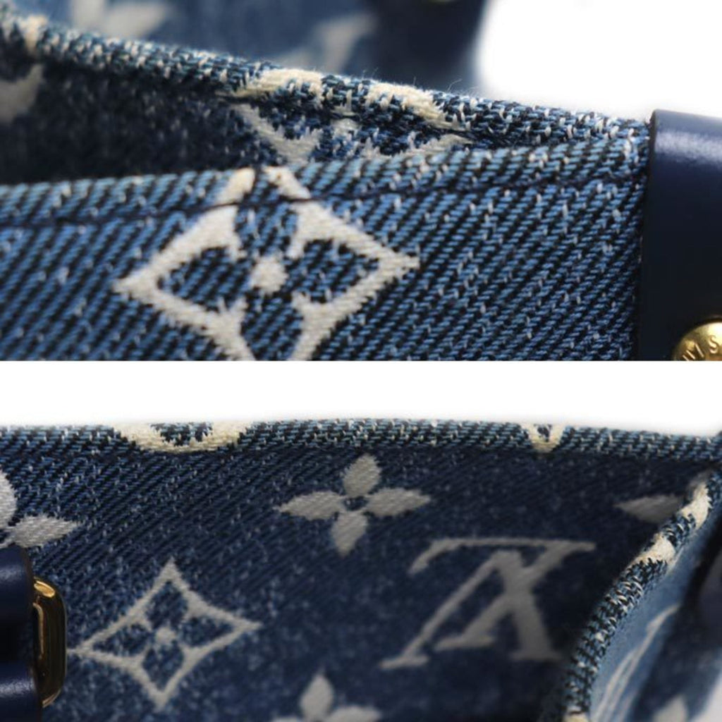 Louis Vuitton Blue Denim Shoulder Bag