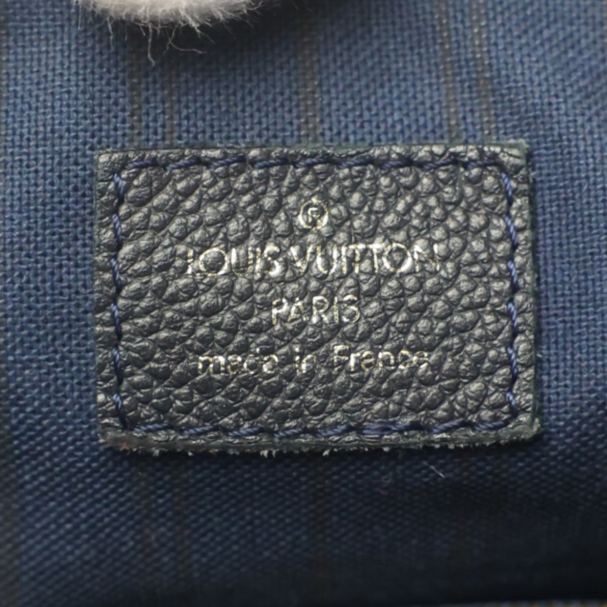 Louis Vuitton Black Infini Monogram Empreinte Tote Bag