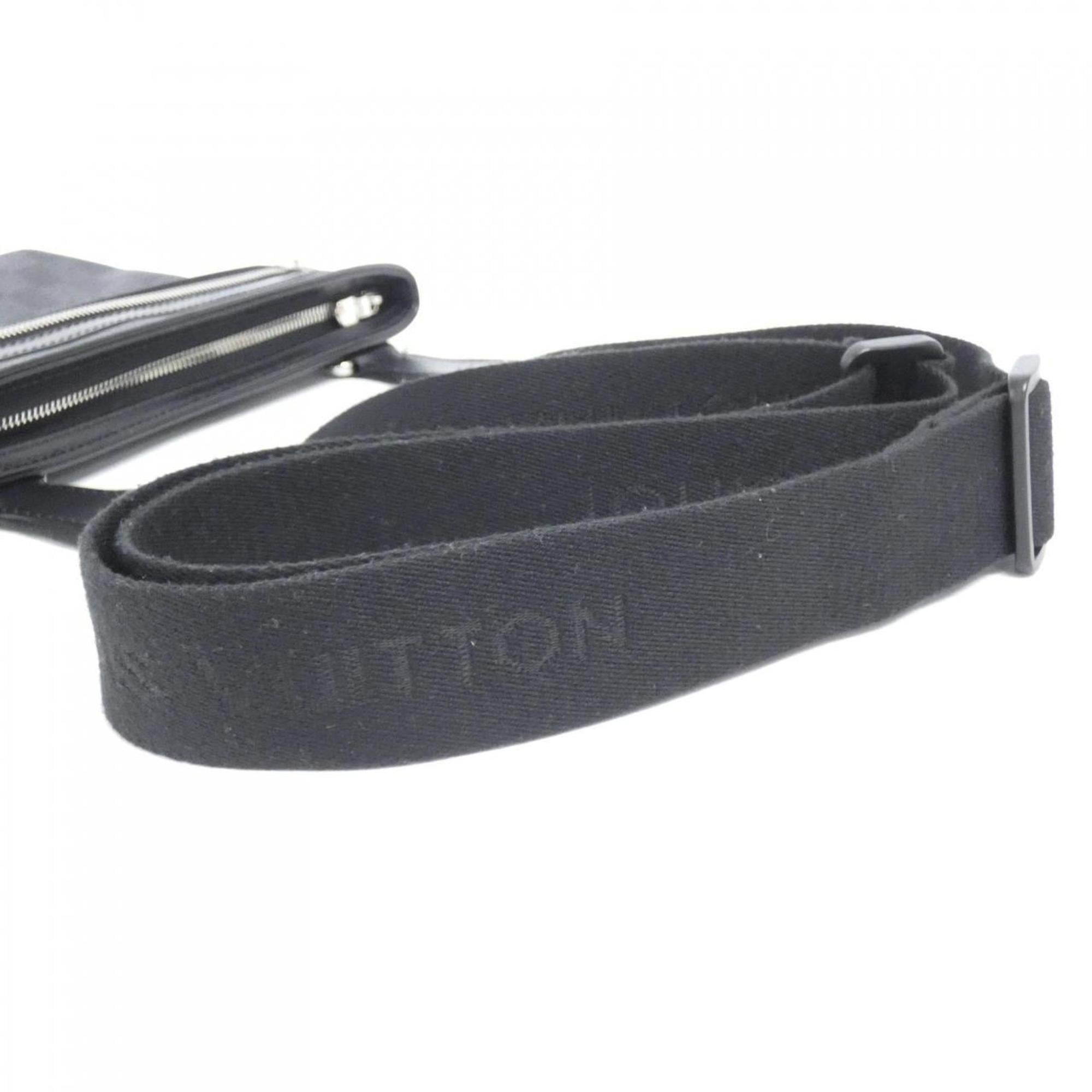 Louis Vuitton Dark Gray Graphite Coated Canvas Shoulder Bag