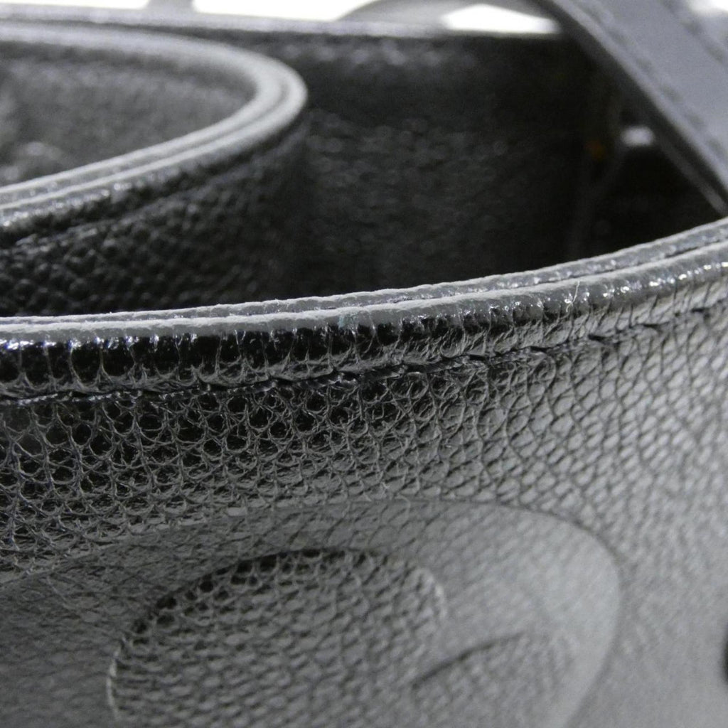Louis Vuitton Black Leather Handbag