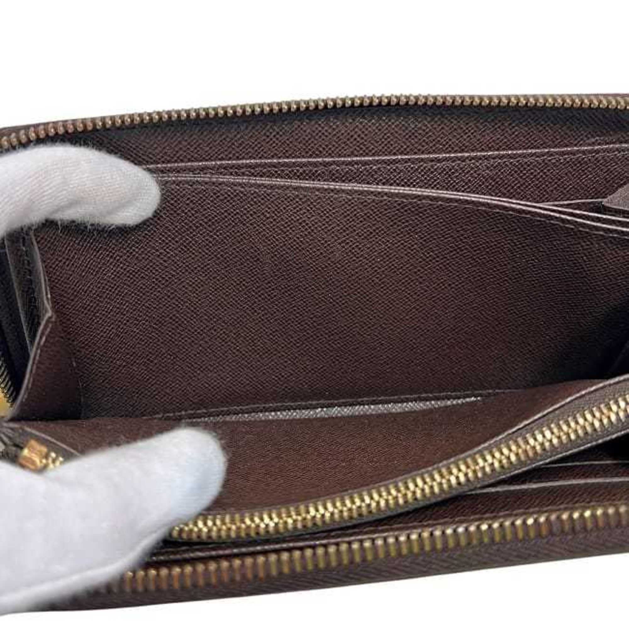 Louis Vuitton Damier Brown Damier Canvas Ebene Damier Canvas Coin Purse/Coin Case