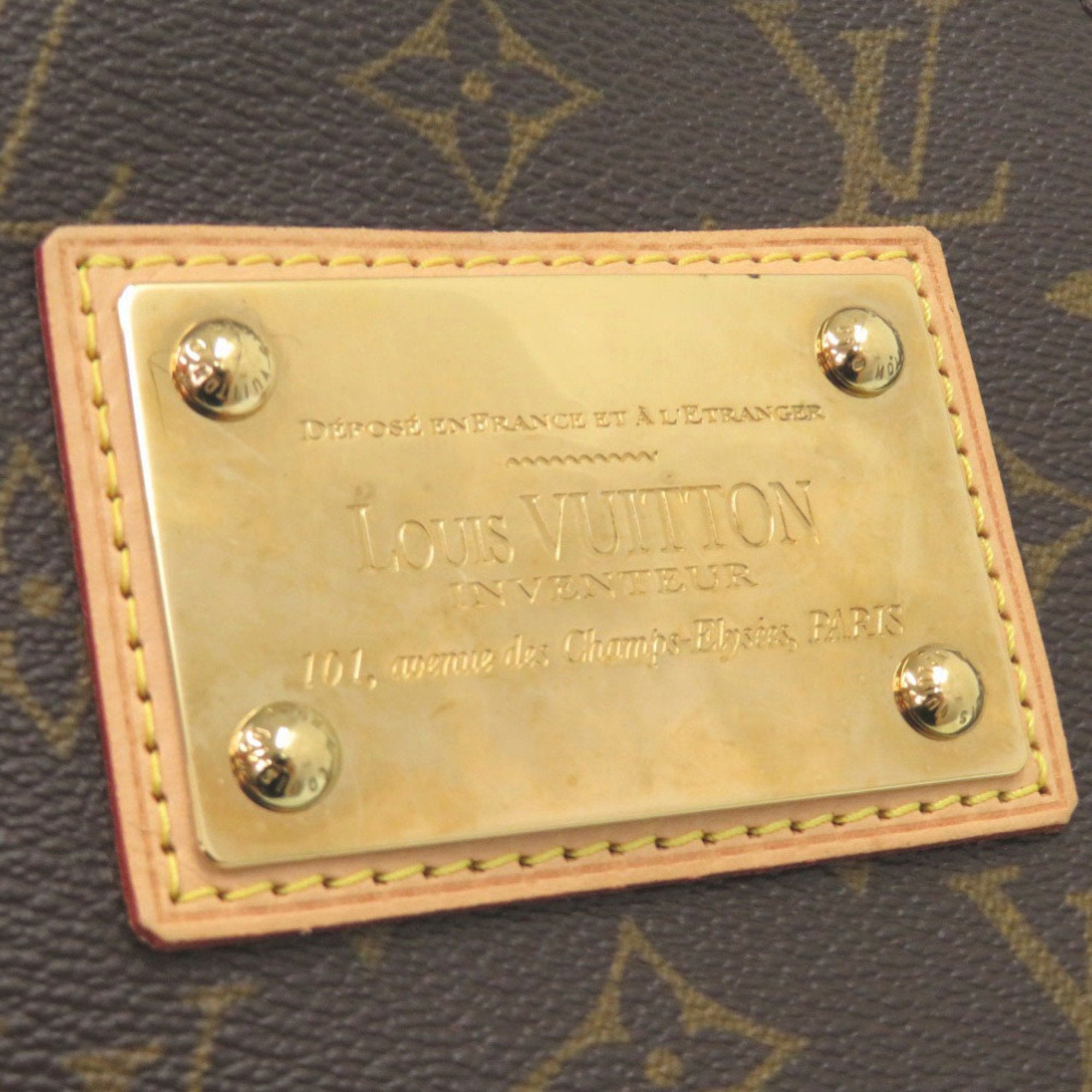 Louis Vuitton Brown Monogram Canvas Shoulder Bag