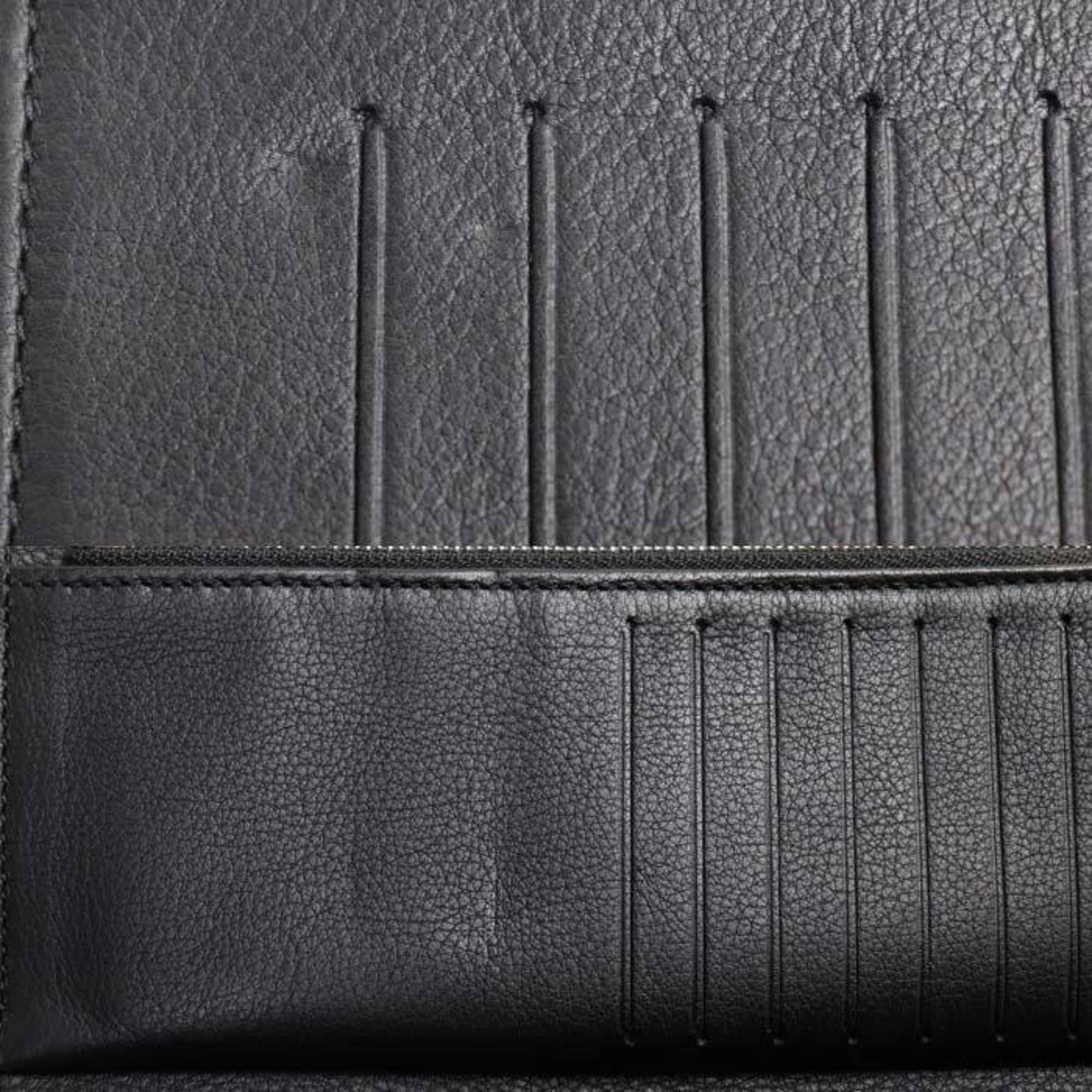 Louis Vuitton Silver Mahina Leather Long Wallet