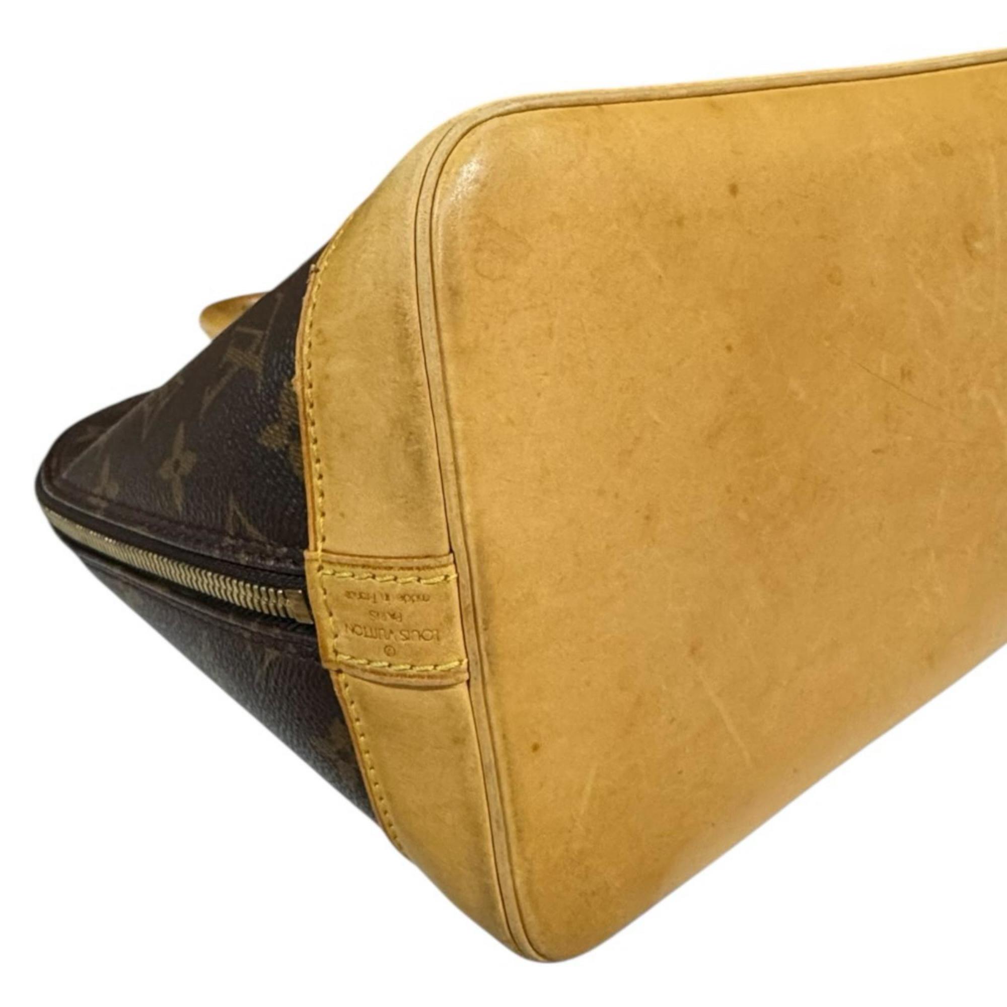 Louis Vuitton Brown Monogram Canvas Handbag