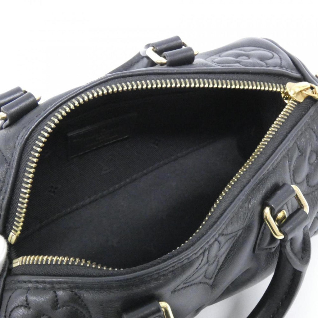 Louis Vuitton Black Leather Shoulder Bag