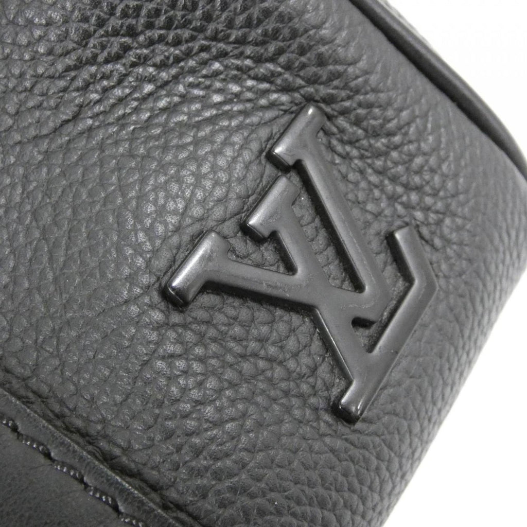 Louis Vuitton Black Leather Boston Bag