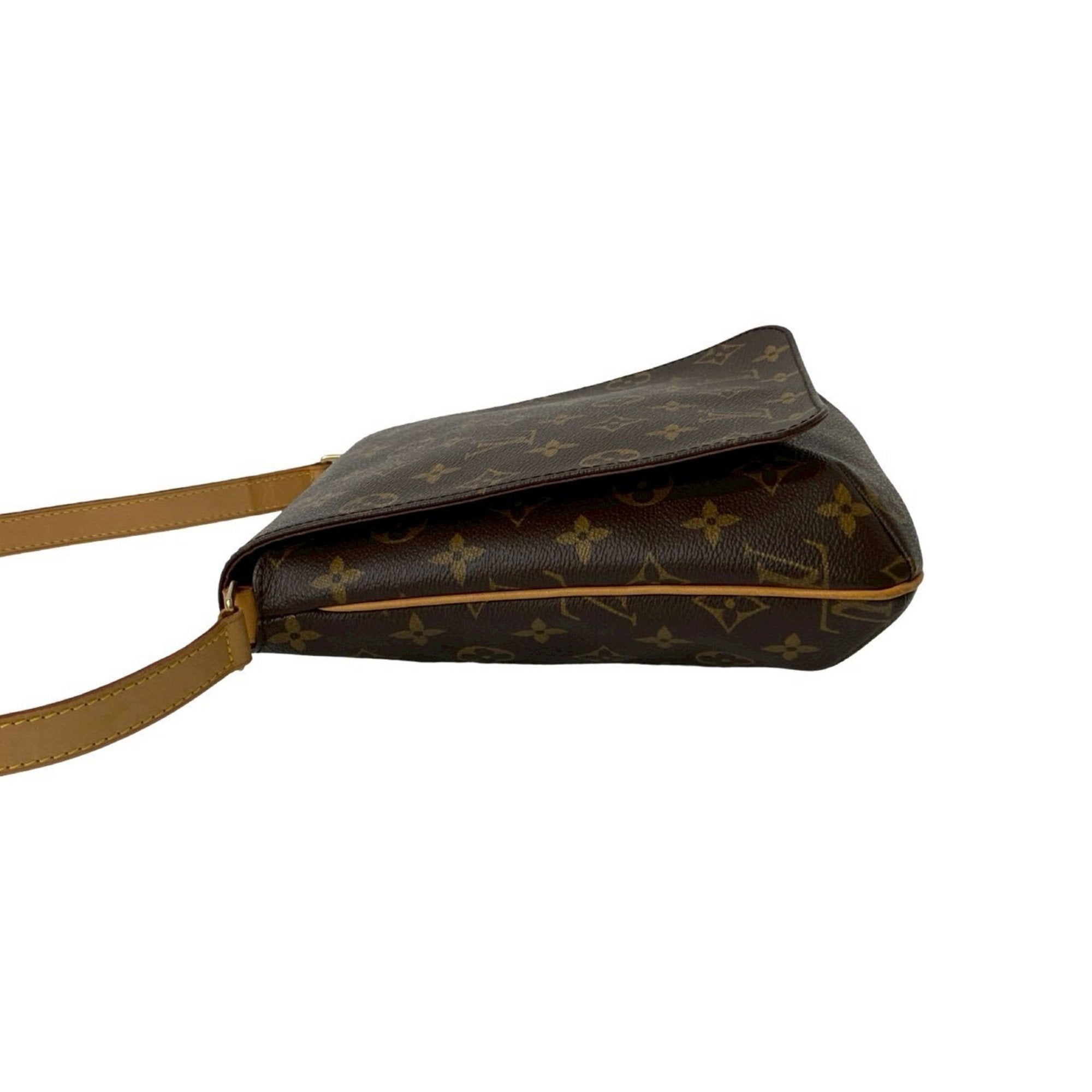 Louis Vuitton Brown Leather Pvc Shoulder Bag