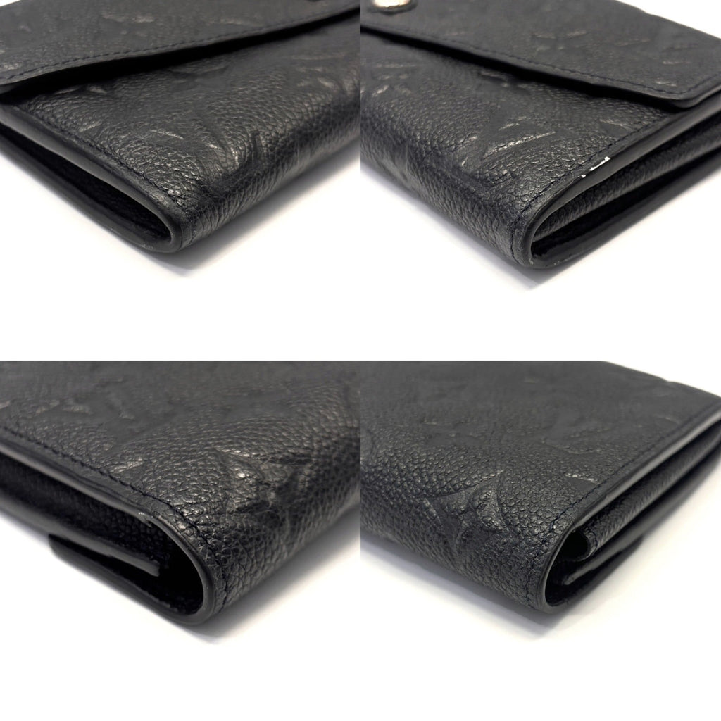 Louis Vuitton Black Infini Monogram Monogram Empreinte Long Wallet