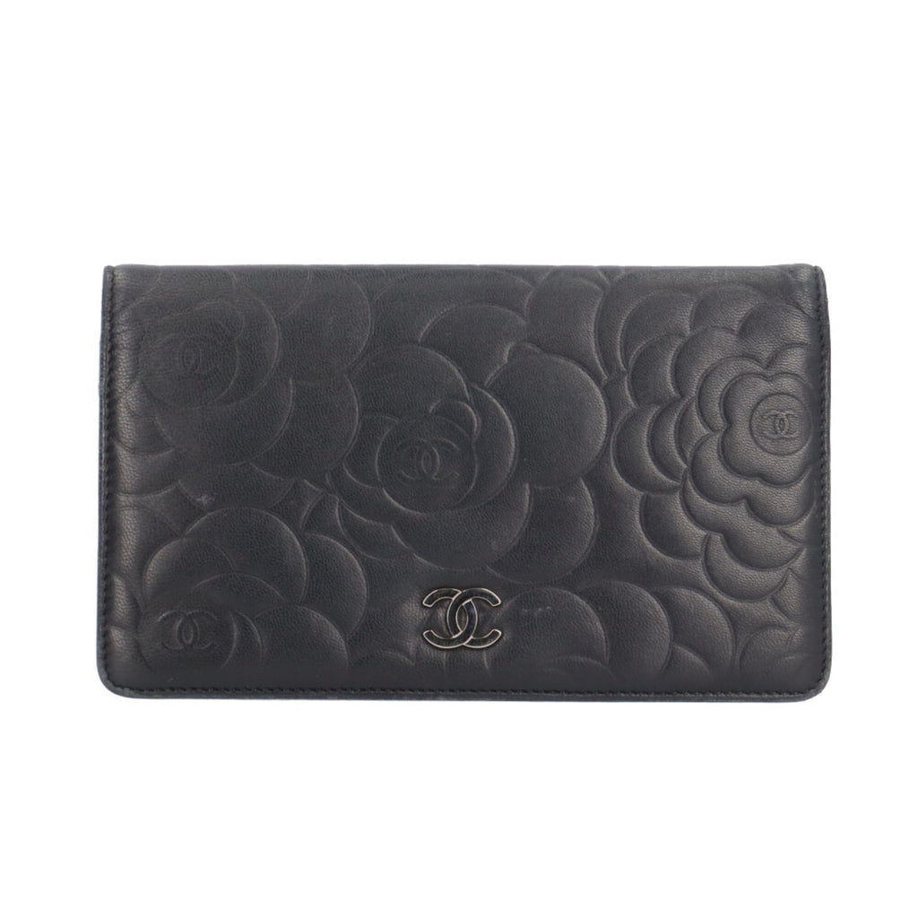 Chanel Black Leather Wallet (Bi-Fold)