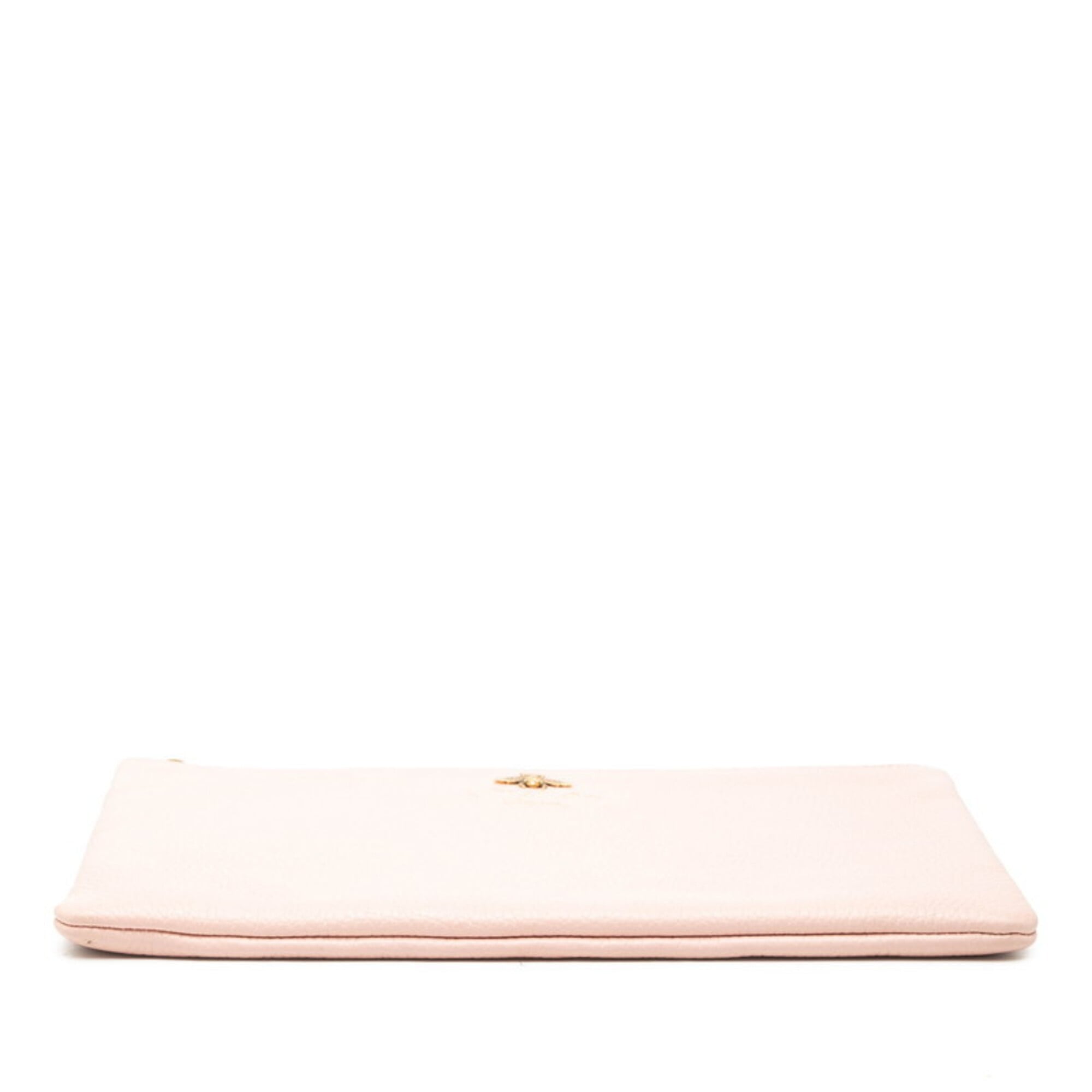 Gucci Pink Leather Clutch Bag (Pre-Owned)