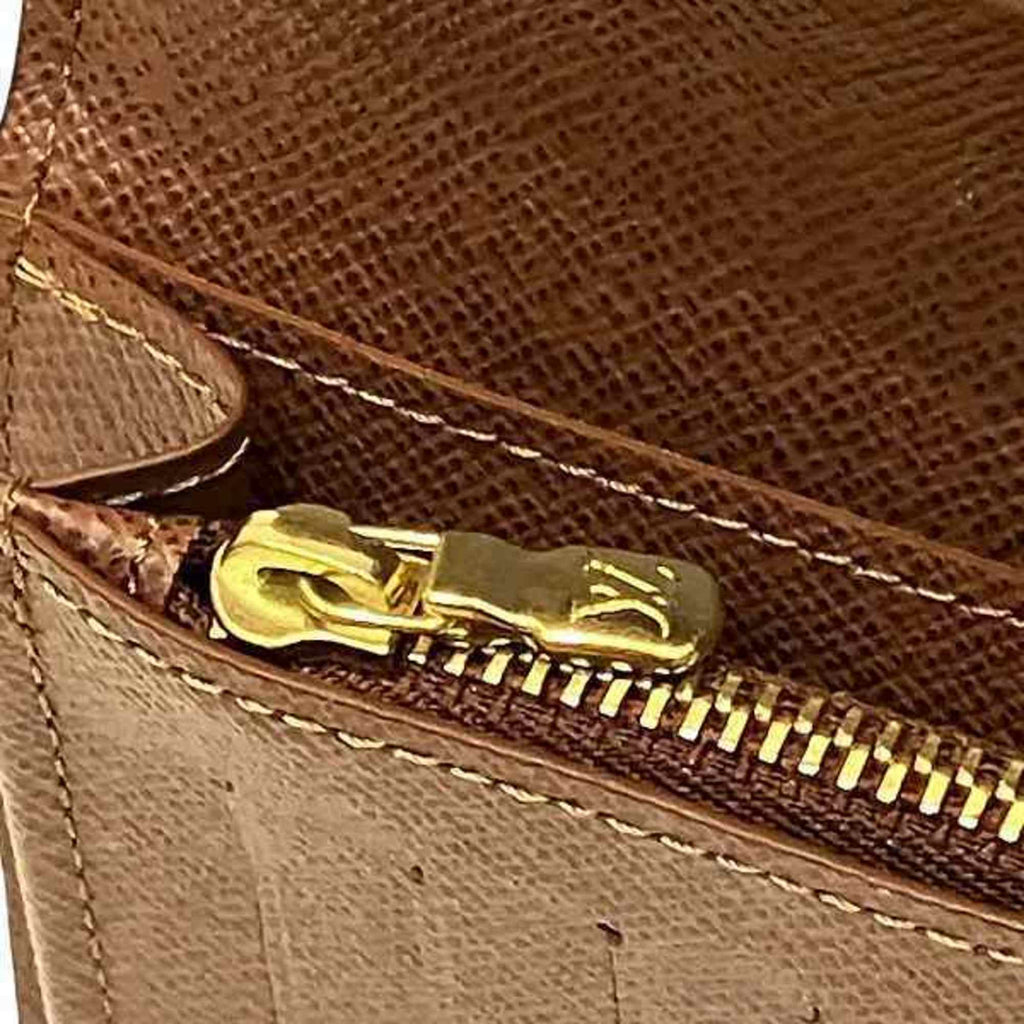 Louis Vuitton Brown Monogram Monogram Long Wallet