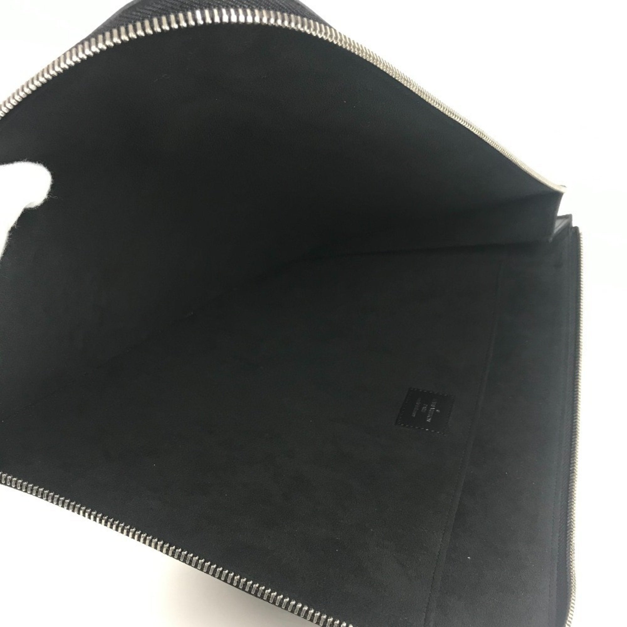 Louis Vuitton Black Noir Epi Leather Clutch Bag Pochette Pouch