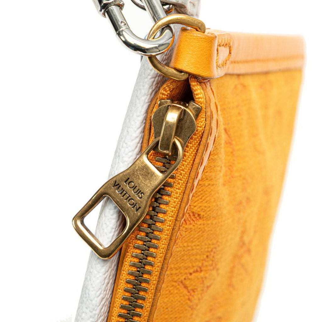 Louis Vuitton Gray Orange Pvc Canvas Shoulder Bag