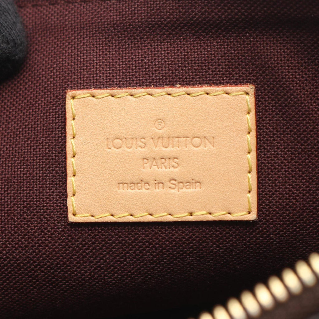 Louis Vuitton Brown Monogram Coated Canvas Leather Handbag Shoulder Bag