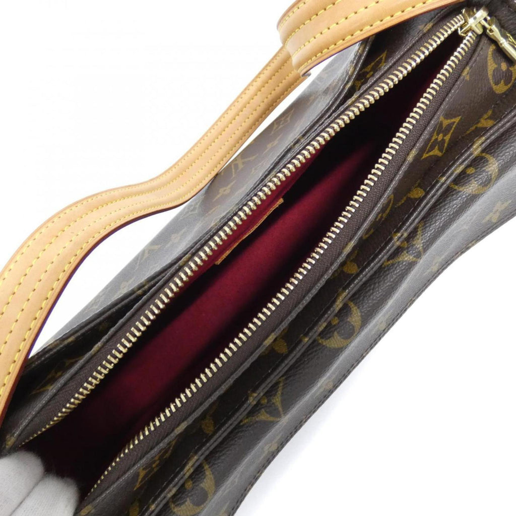 Louis Vuitton Marron Coated Canvas Shoulder Bag