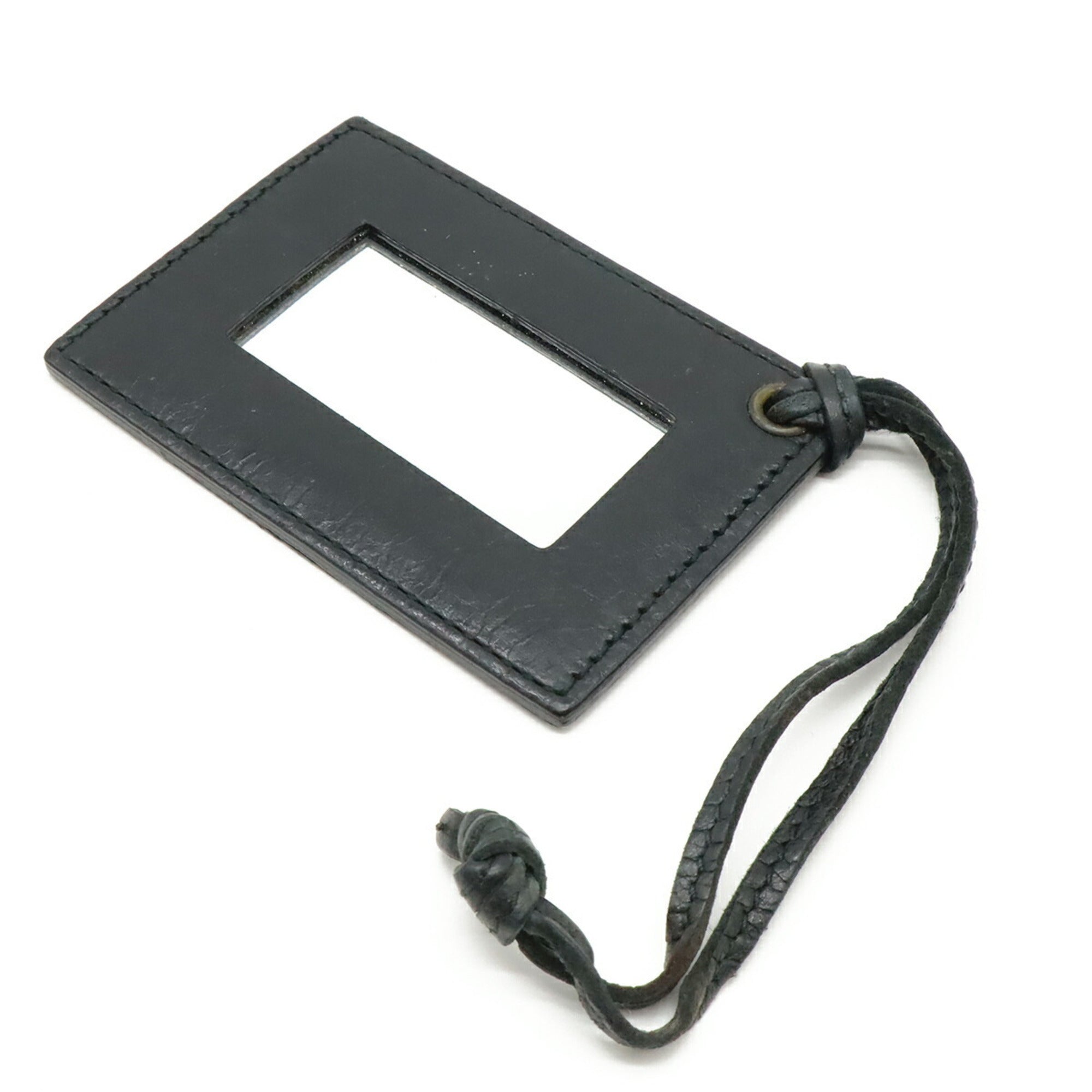 Balenciaga Hip Dark Green Leather Pochette Shoulder