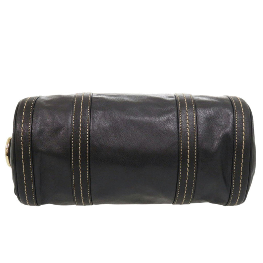 Gucci Black Leather Handbag (Pre-Owned)