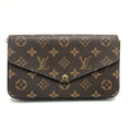 Louis Vuitton Brown Monogram Pochette Pouch Shoulder Bag