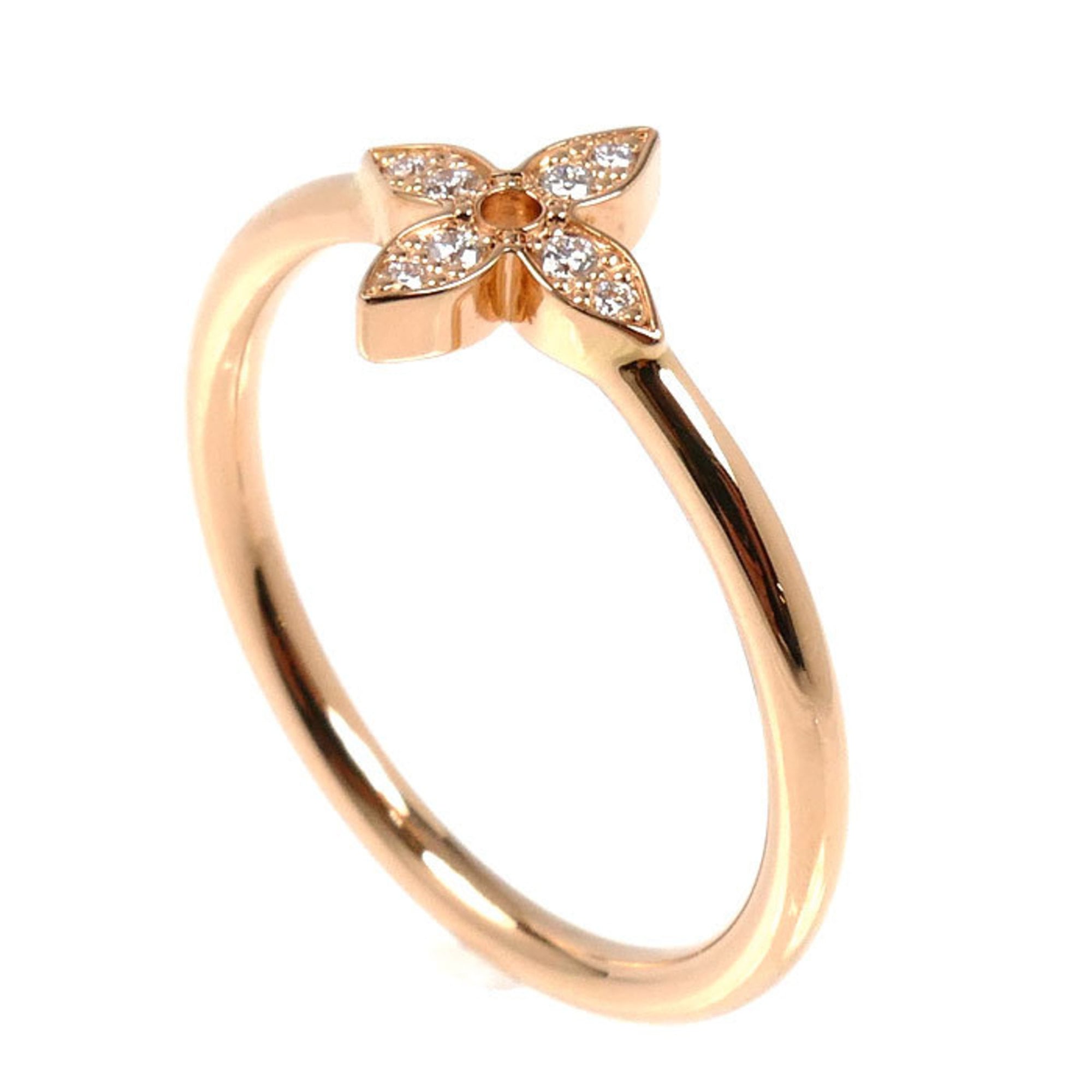 Louis Vuitton Pink Gold (18K) Band Ring