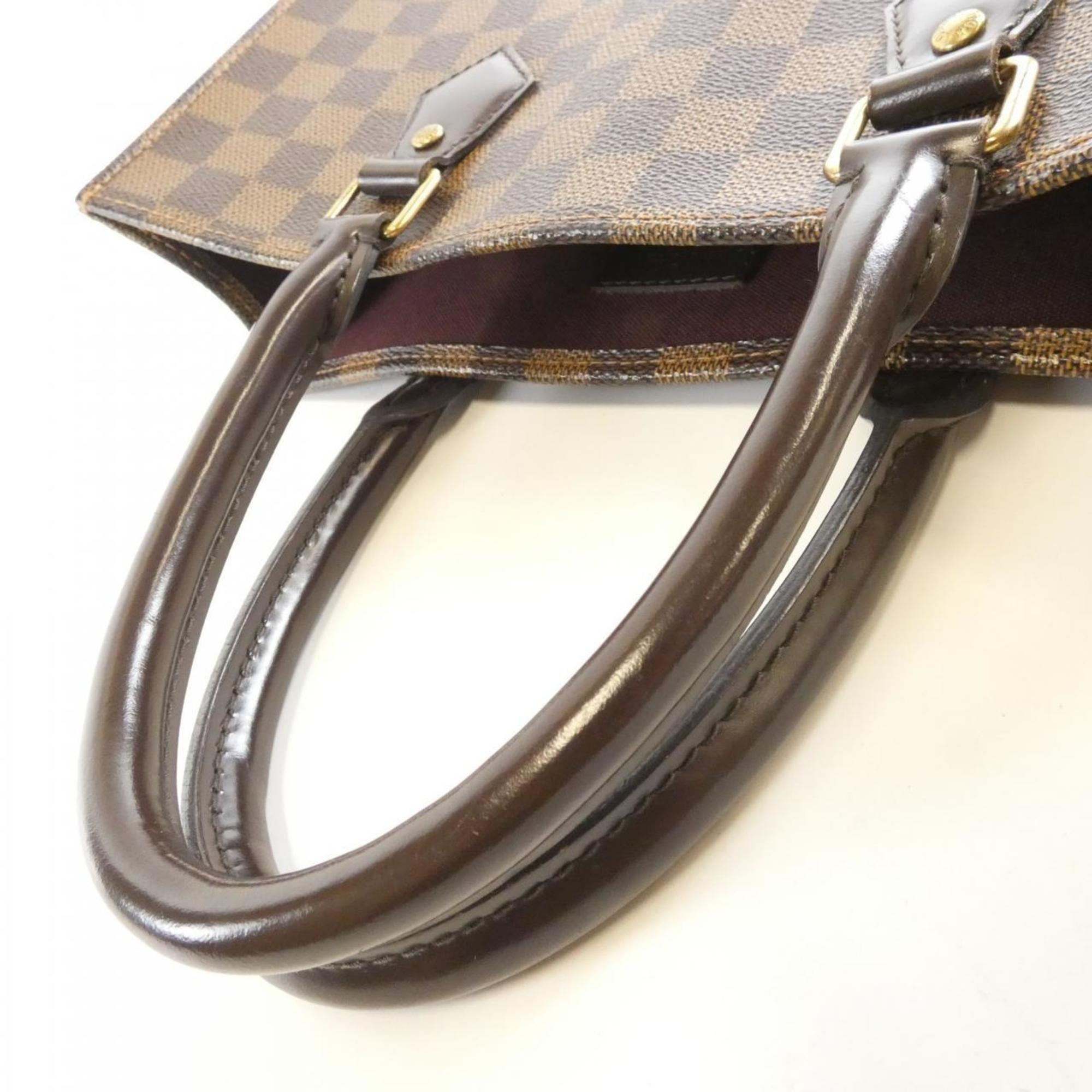 Louis Vuitton Ebene Coated Canvas Handbag