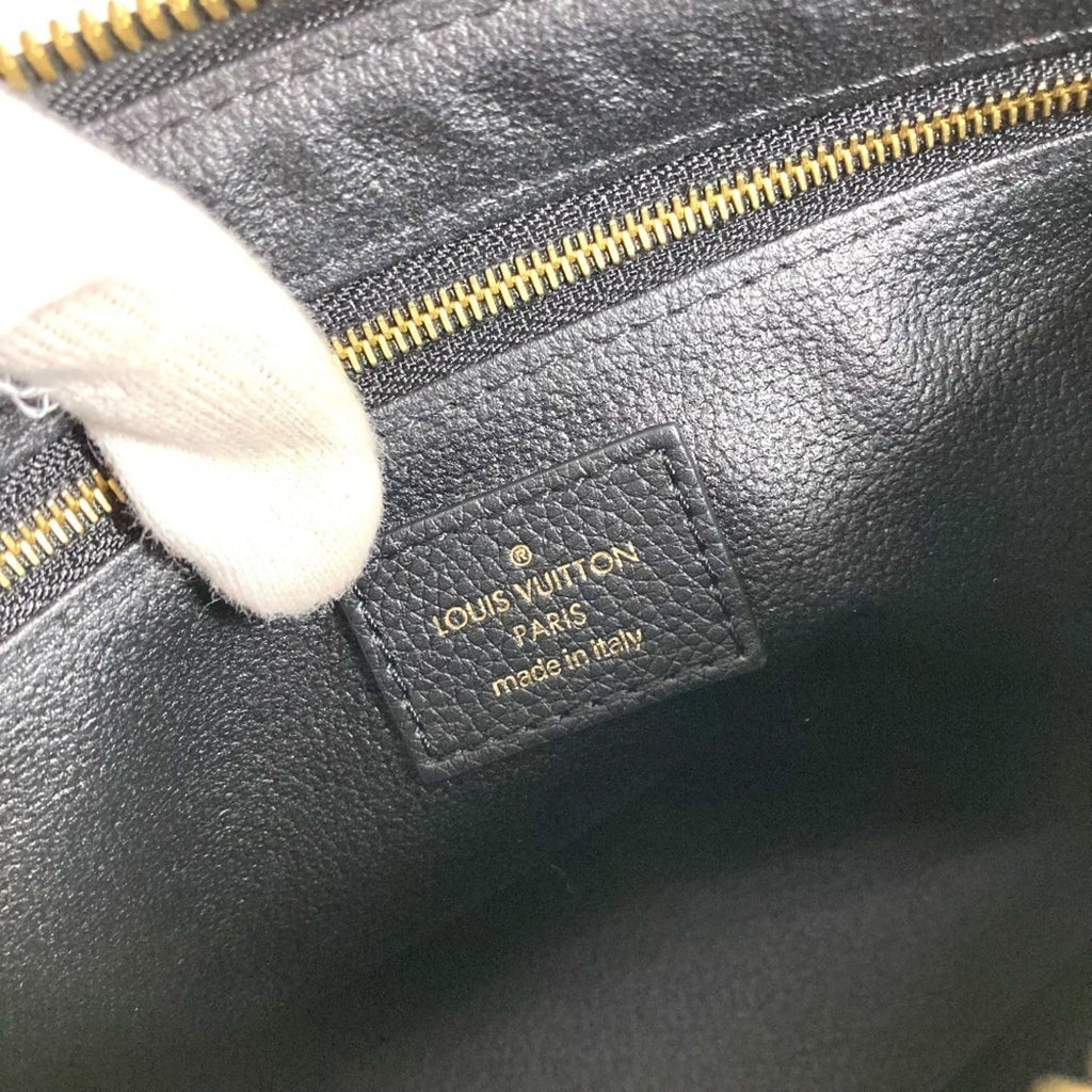Louis Vuitton Black Brown Monogram Clutch Bag Pouch