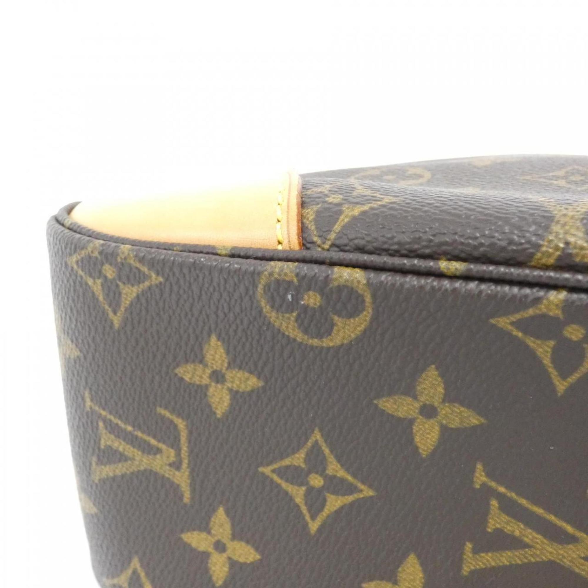 Louis Vuitton Brown Coated Canvas Shoulder Bag