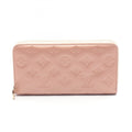 Louis Vuitton Pink Rose Gold Monogram Leather Long Wallet