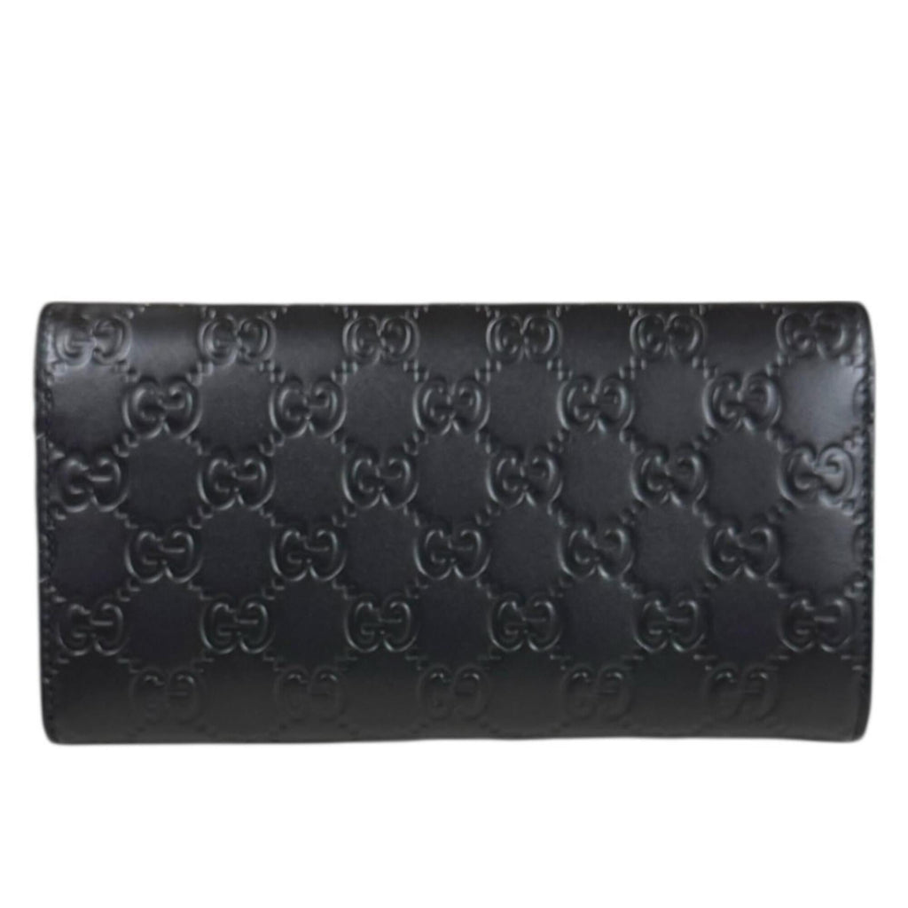 Gucci Black Leather Coin Purse/Coin Case (Pre-Owned)