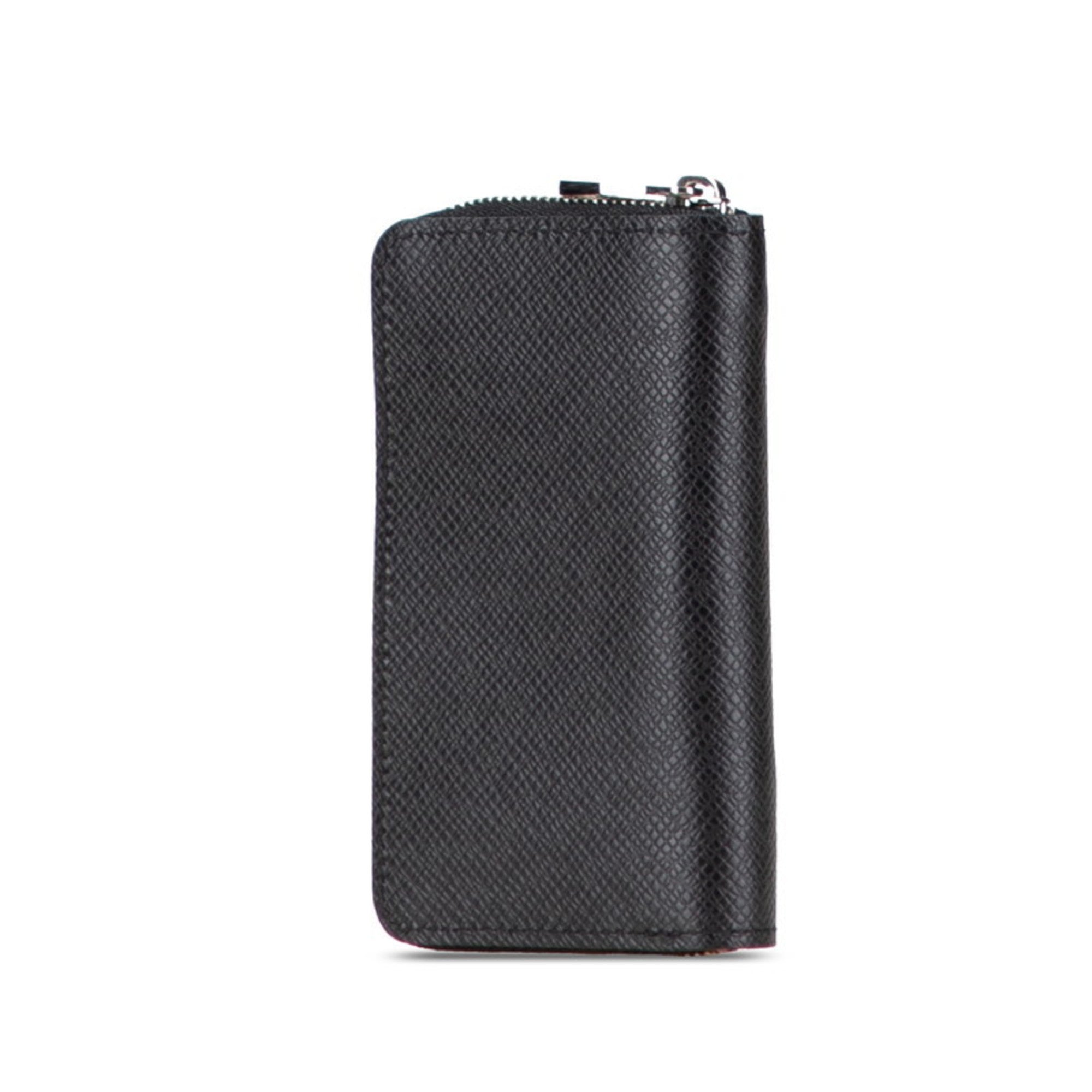 Louis Vuitton Taiga Ardoise Black Leather Coin Purse/Coin Case