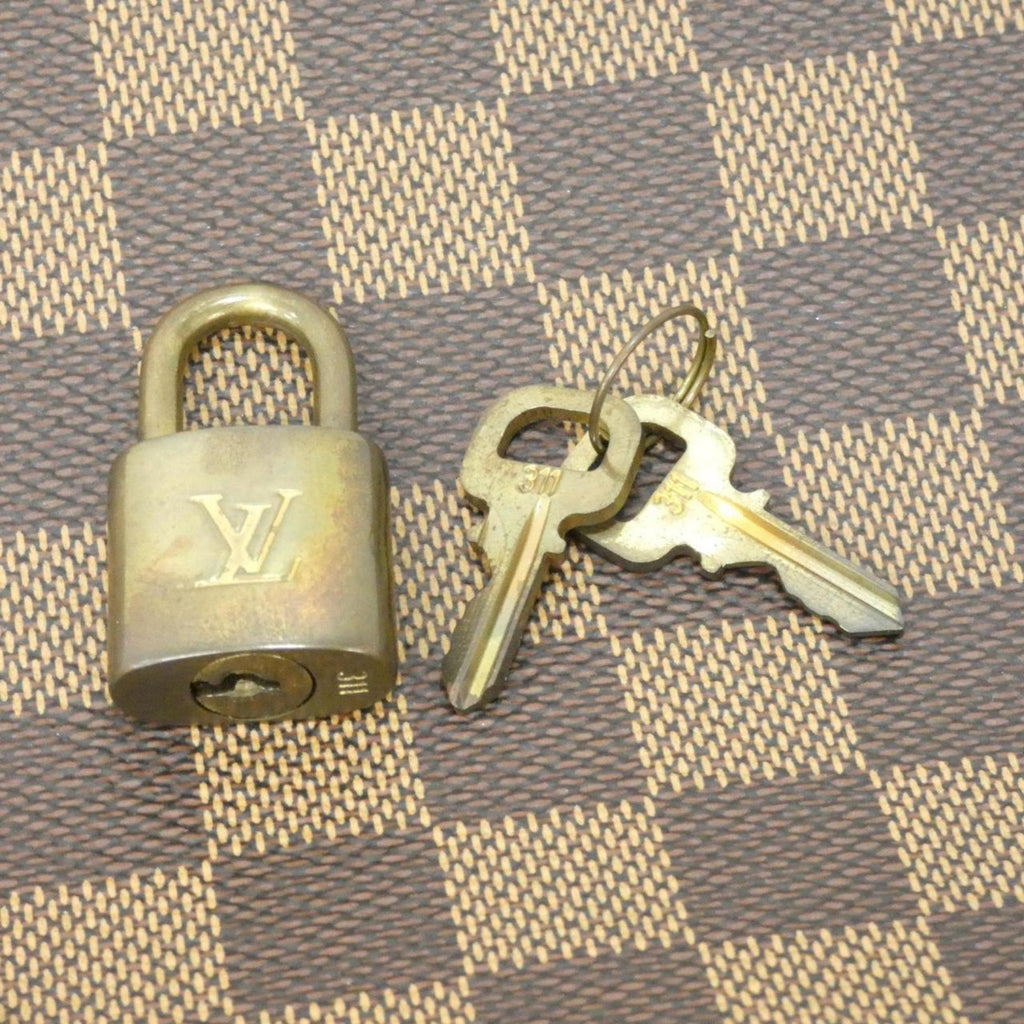 Louis Vuitton Ebene Coated Canvas Handbag