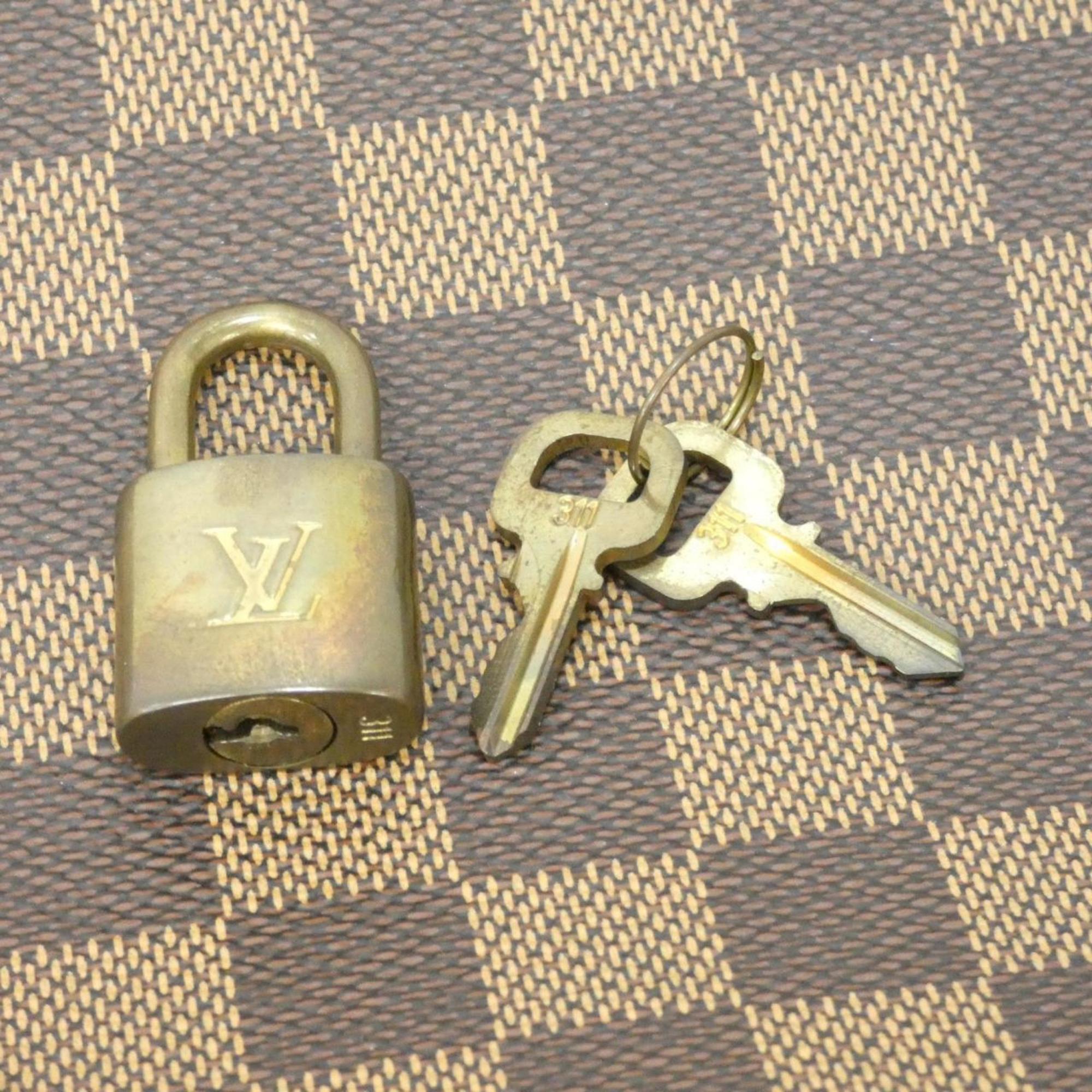 Louis Vuitton Ebene Coated Canvas Handbag