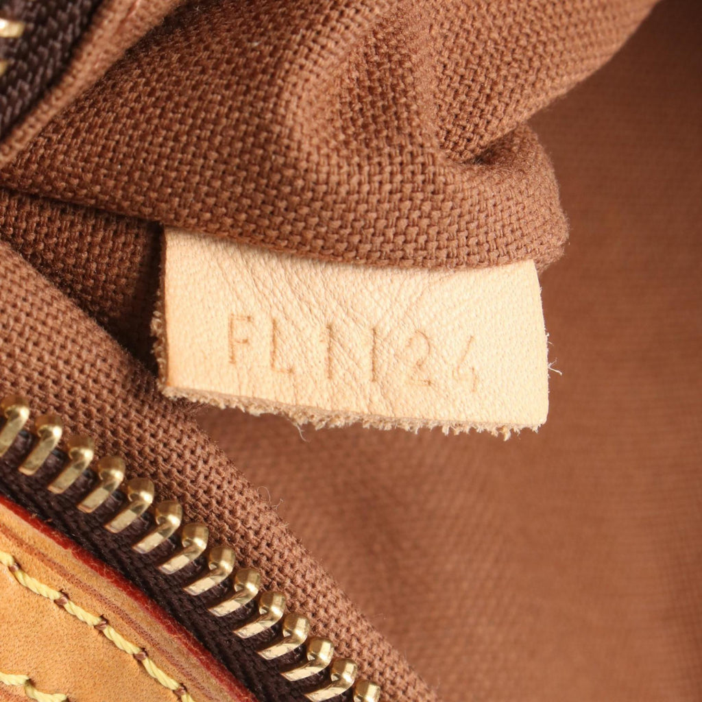 Louis Vuitton Brown Coated Canvas Leather Backpack