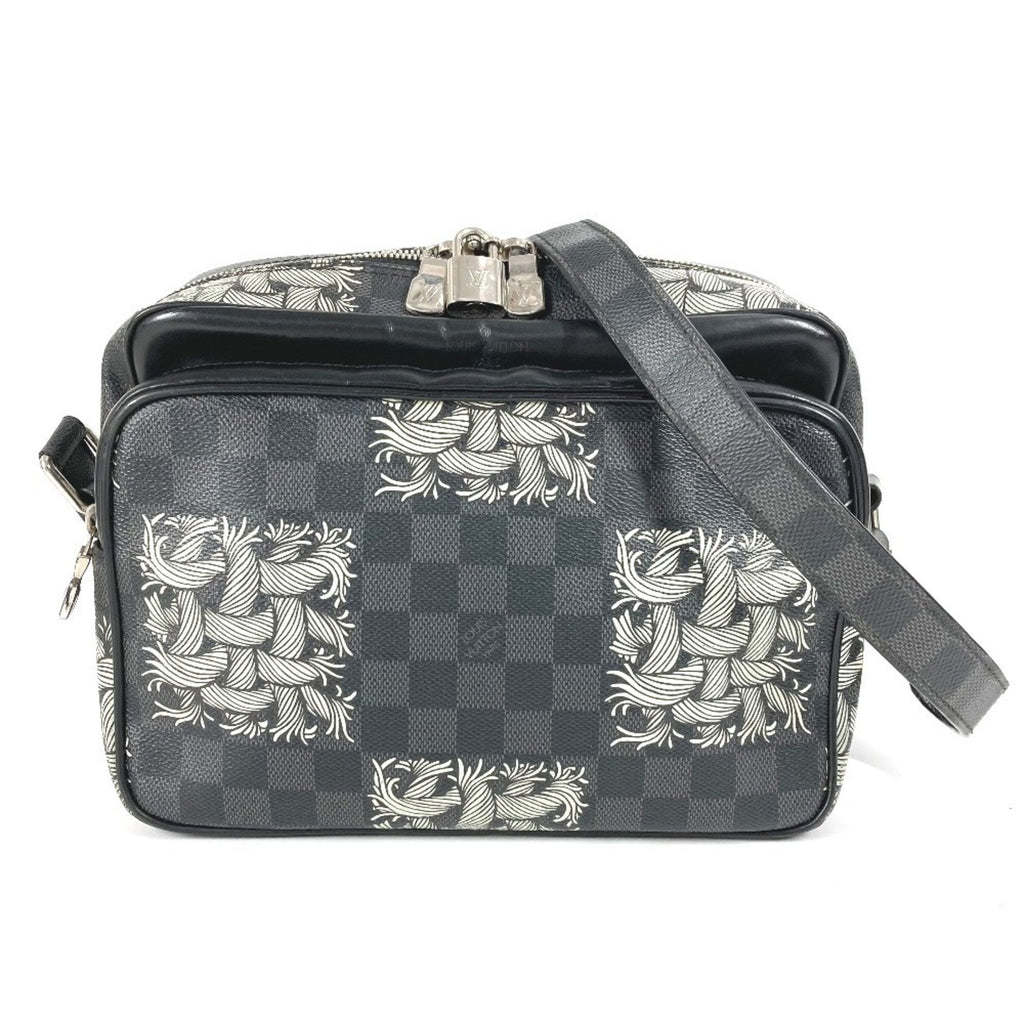 Louis Vuitton Black Damier Graphite Shoulder Bag