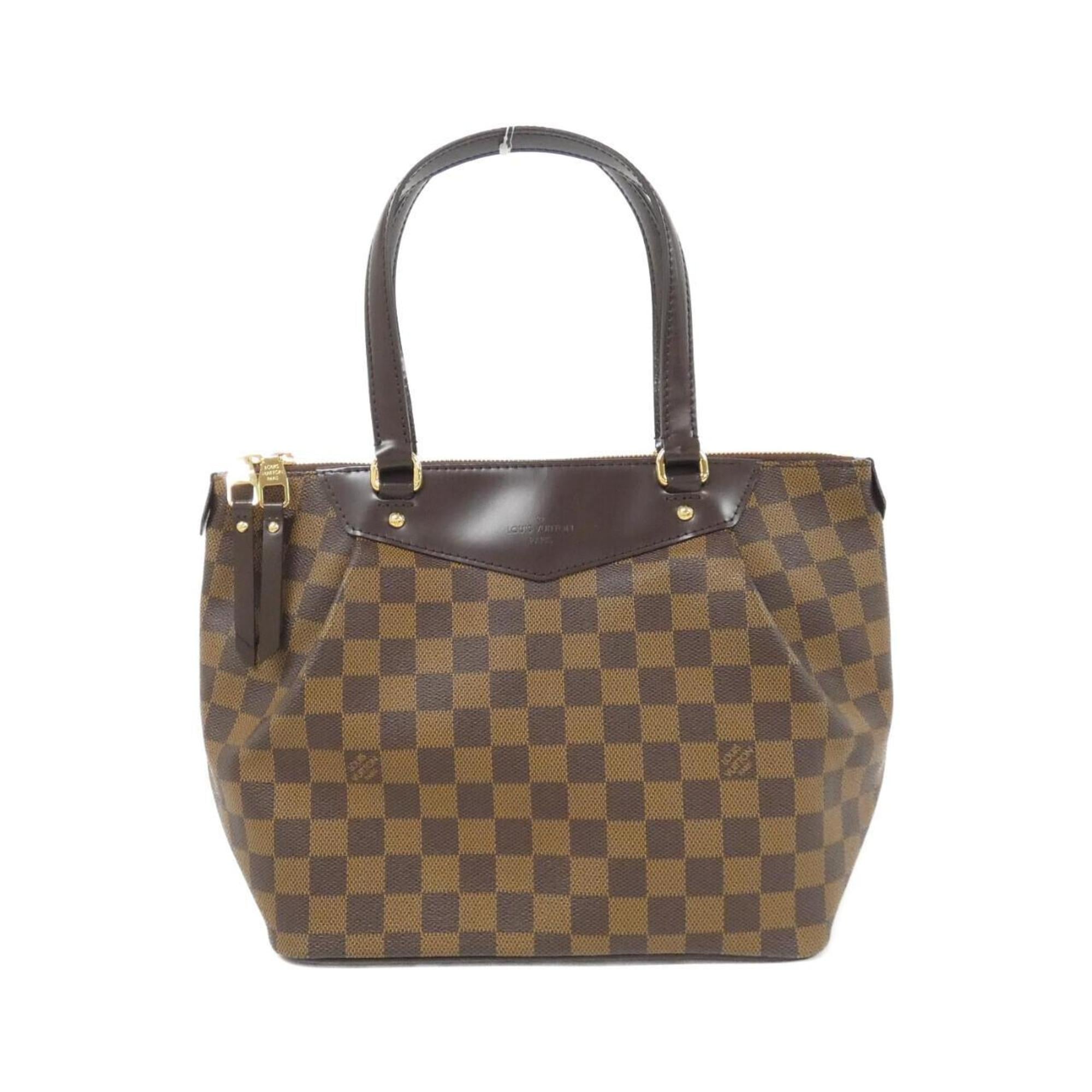 Louis Vuitton Damier Ebene Coated Canvas Handbag