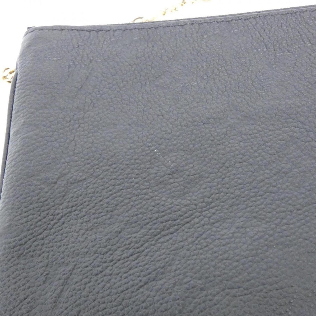 Louis Vuitton Black Leather Pochette Shoulder Bag