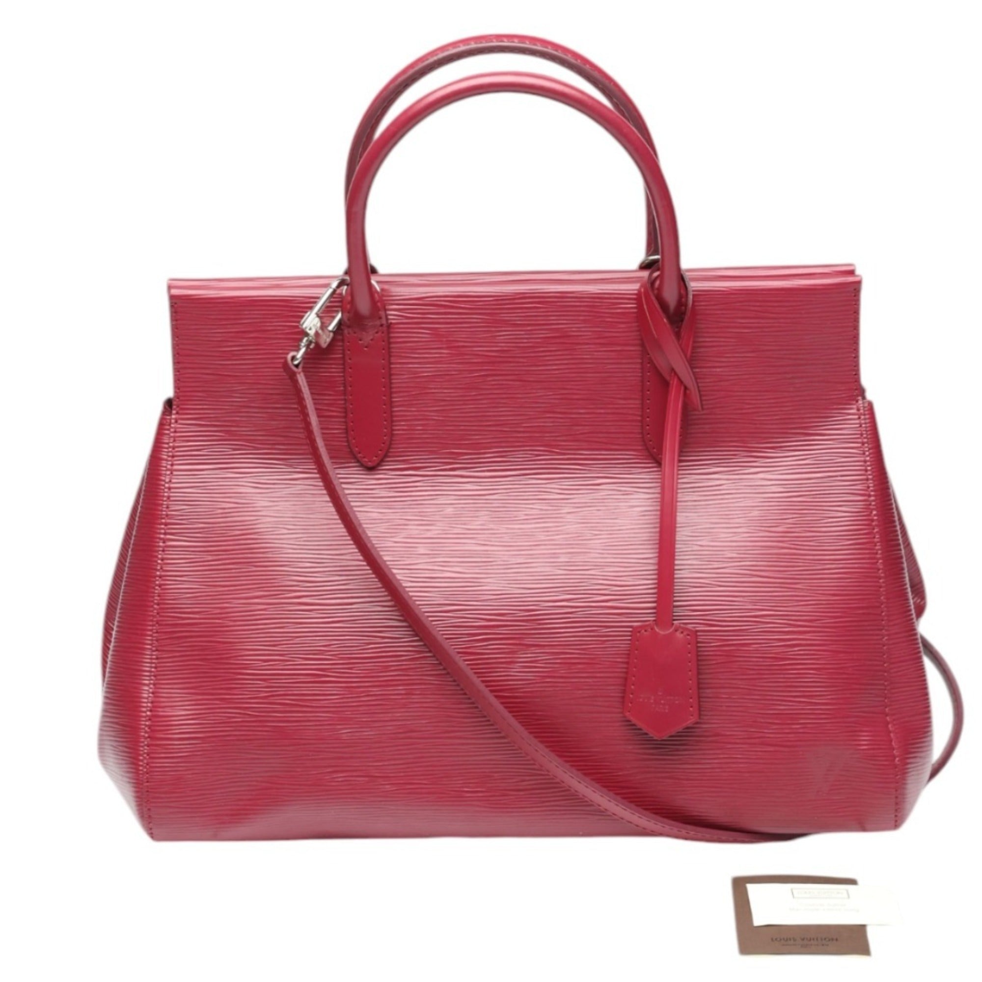 Louis Vuitton Fuchsia Galle Red Color Epi Leather Handbag Shoulder Bag