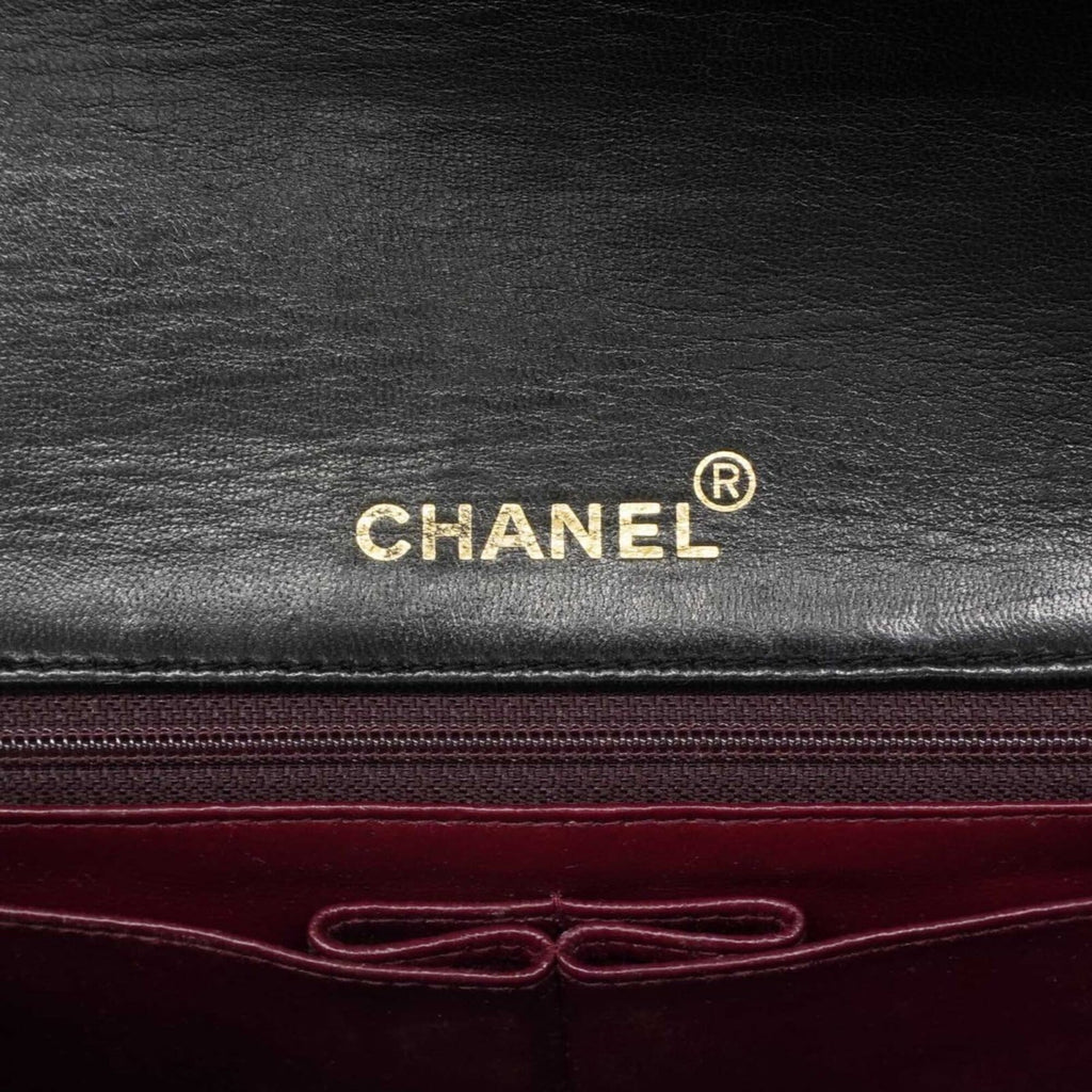 Chanel Black Leather Shoulder Bag