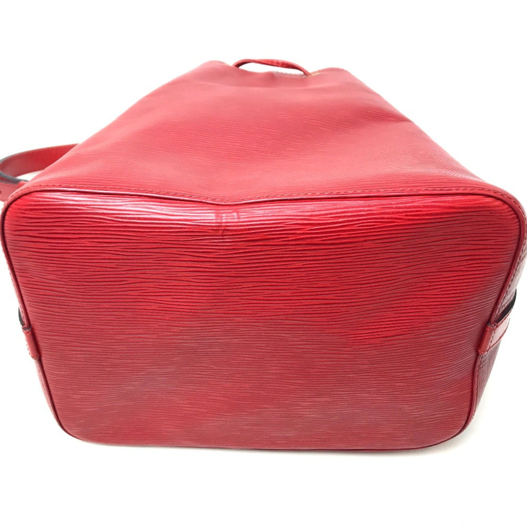 Louis Vuitton Red Leather Shoulder Bag