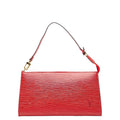 Louis Vuitton Epi Castilian Red Leather Handbag Pochette