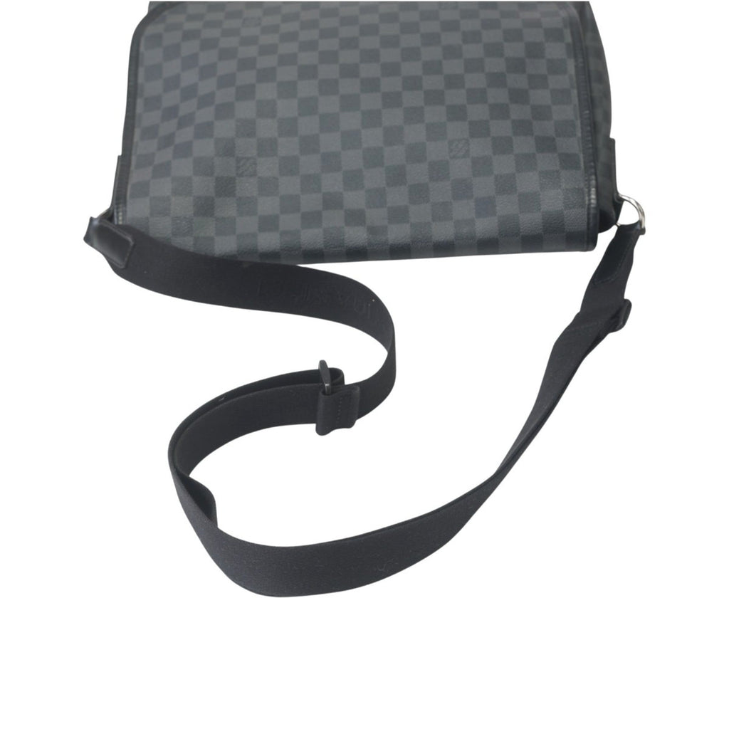 Louis Vuitton Black Damier Graphite Damier Graphite Shoulder Bag