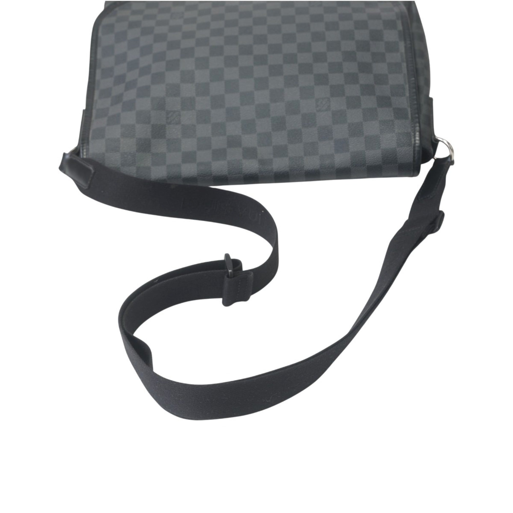 Louis Vuitton Black Damier Graphite Damier Graphite Shoulder Bag